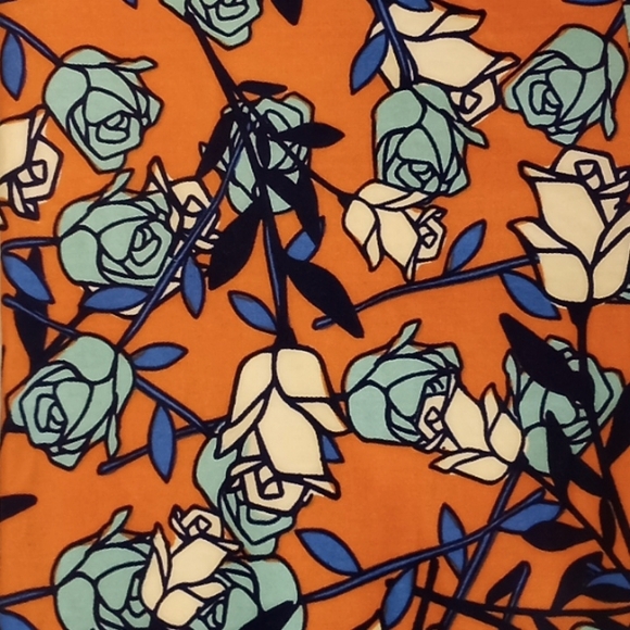 LulaRoe Rose 🌹 Printed Leggings- T&C-#1557+ - Picture 3 of 10